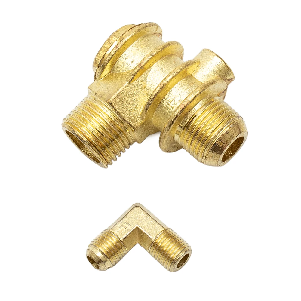 Durable High quality Useful Check Valve Tools Workshop 20*19*10mm Air Compressors Brass Male-Threaded Replacement check valve 3 port easy to install brass male threaded non return valve for air compressor anti corrosion durable high quality