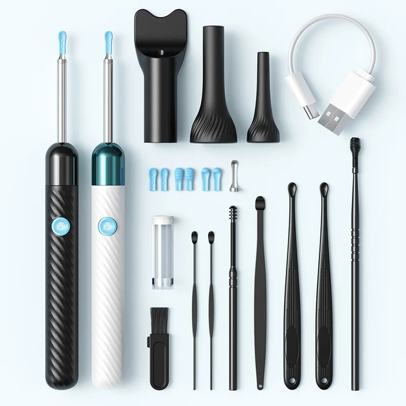 Wireless Otoscope With Camera 1296p Hd Ear Cleaner Tool Kit_voghion.com
