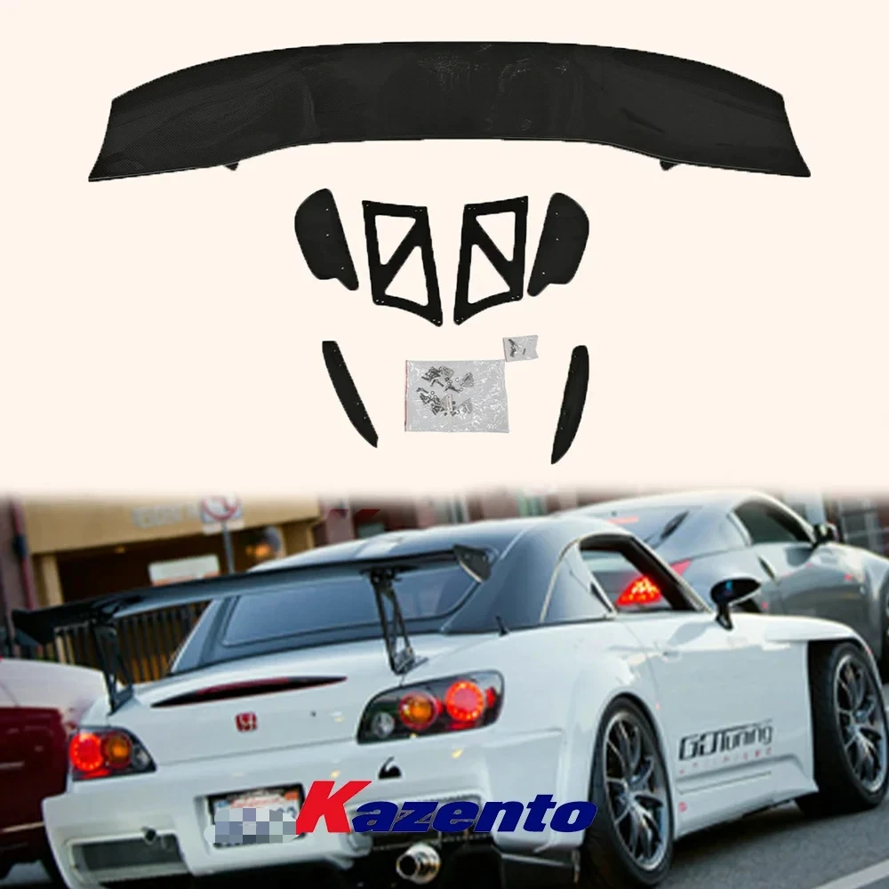 カーボンファイバーカースポイラー,295mm,高さ,ホンダs2000用