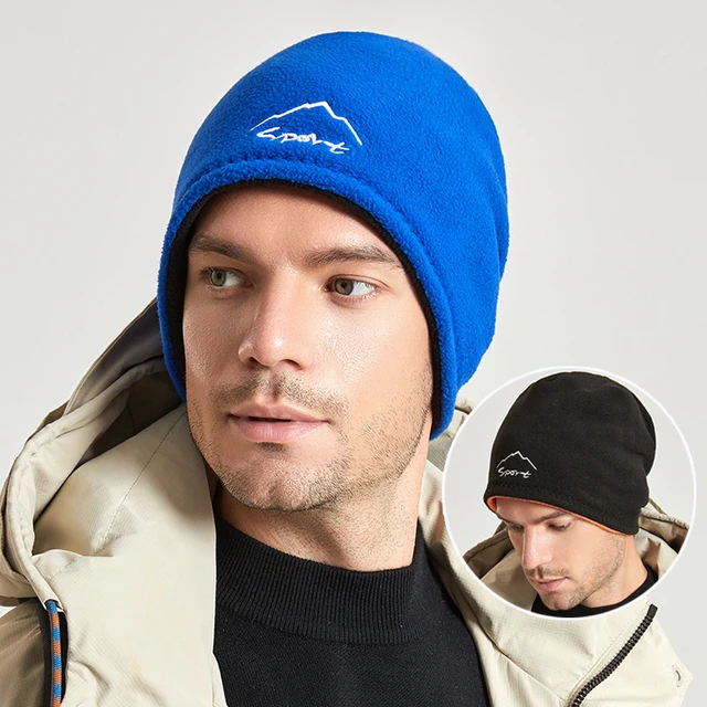 Cappelli invernali in peluche per uomo 2022 berretto da sci per uomo Polar  Fleeces berretto invernale maschio 2 lati indossabile velluto lungo cappello  orecchie calde - AliExpress