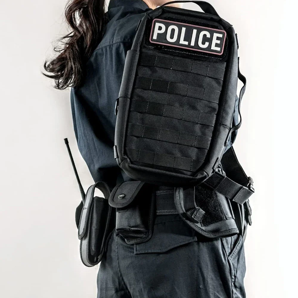 Buy Tactical Police Security Guard Equipment Duty Utility Kit Belt With Pouches System Holster Outdoor Training Black Police & Security Belts Online - View #2