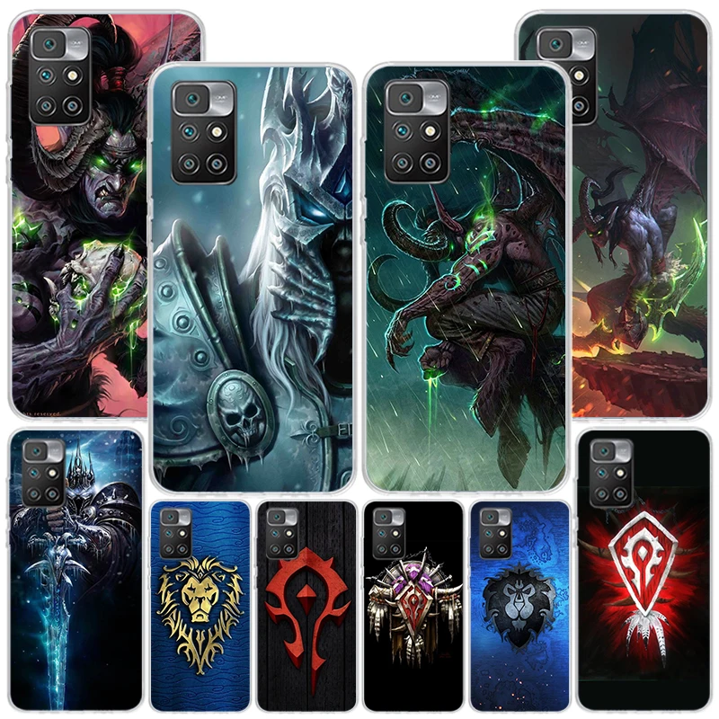 W-World Of W-Warcraft W-Wow Phnoe Case Per Xiaomi Redmi 12 12C 10 10A 10C 10X 9 9A 9C 9T 8 8A 7 7A 6 6A S2 K20 Pro K40 Unique