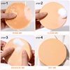6/2Pcs Facial Powder Foundation Puff Round Shape Portable Soft Cosmetic Puff Makeup Foundation Sponge Wet Dry Use Beauty Tools