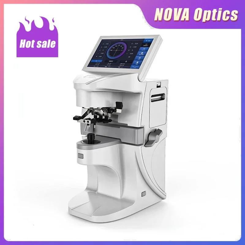 Nova LM300 Auto Lensmeter Digital Lensometer Optical Focimeter Automatic Lens Meter 7 Inch Touch Screen UV PD Printing