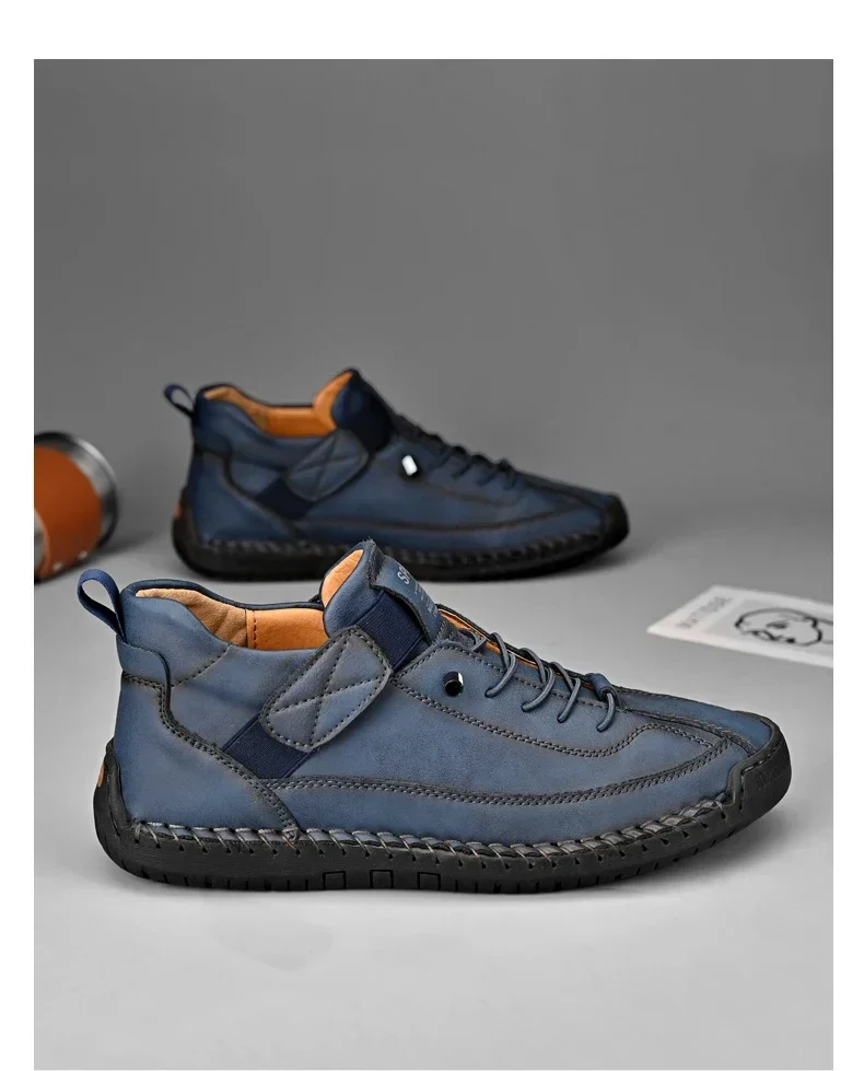 Sf32eea6a28124b7da6e91397d55967c0K Handmade Breathable Leather Men Shoes Comfortable Casual Sneakers Plus Size