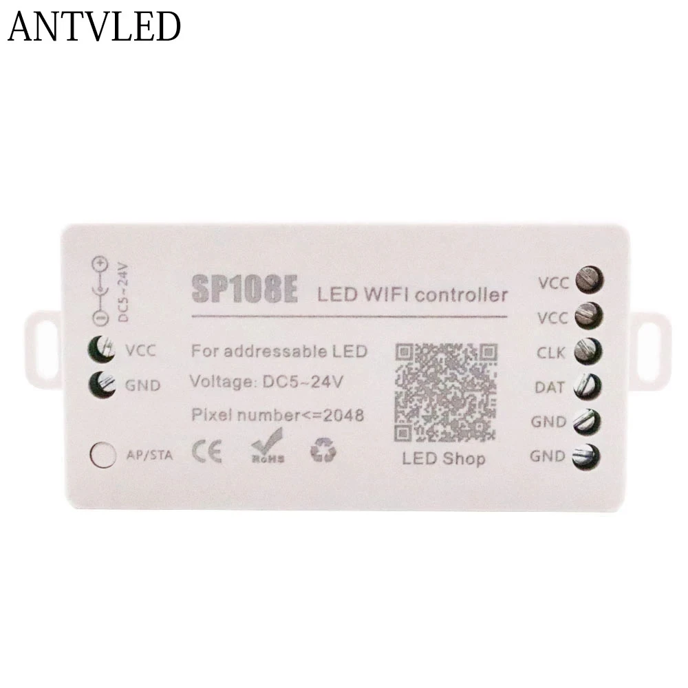 Светодиодная лента WS2812B SP108E с Wi-Fi умное беспроводное управление помощью