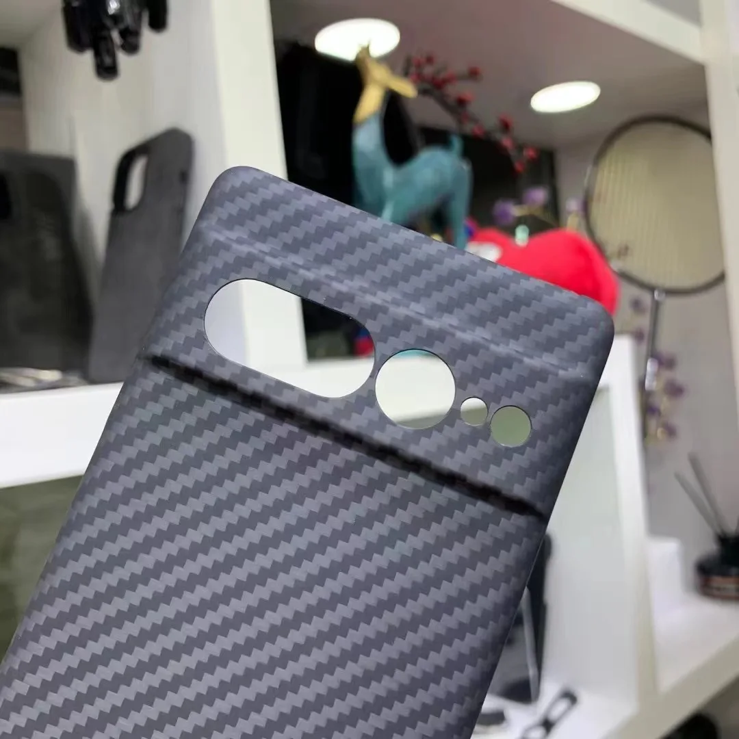 New Real Aramid Fiber Carbon For Pixel 7 Pro Ultra Thin Light Shockproof For Google Pixel 7 Carbon Fiber Case Cover