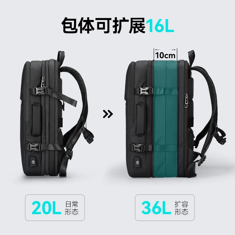 Mark Ryden Laptop Bag Large Capacity Expansion Backpack Men's Business Travel Backpack