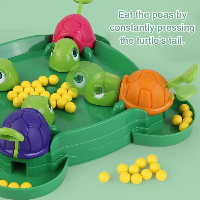 Hungry Board Game Turtle Feeding Fun Game Parent-child Interactive Educational Toys Turtle Eating Board Game Hungry Turtle Board