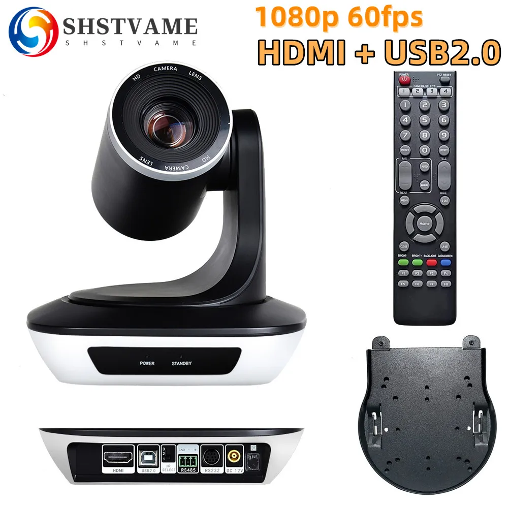 

Conference PTZ Camera Full HD 1080P 3/10/20X Optical Zoom 60fps HDMI USB For Church Educate Live Stream Broadcast Youtube Skype