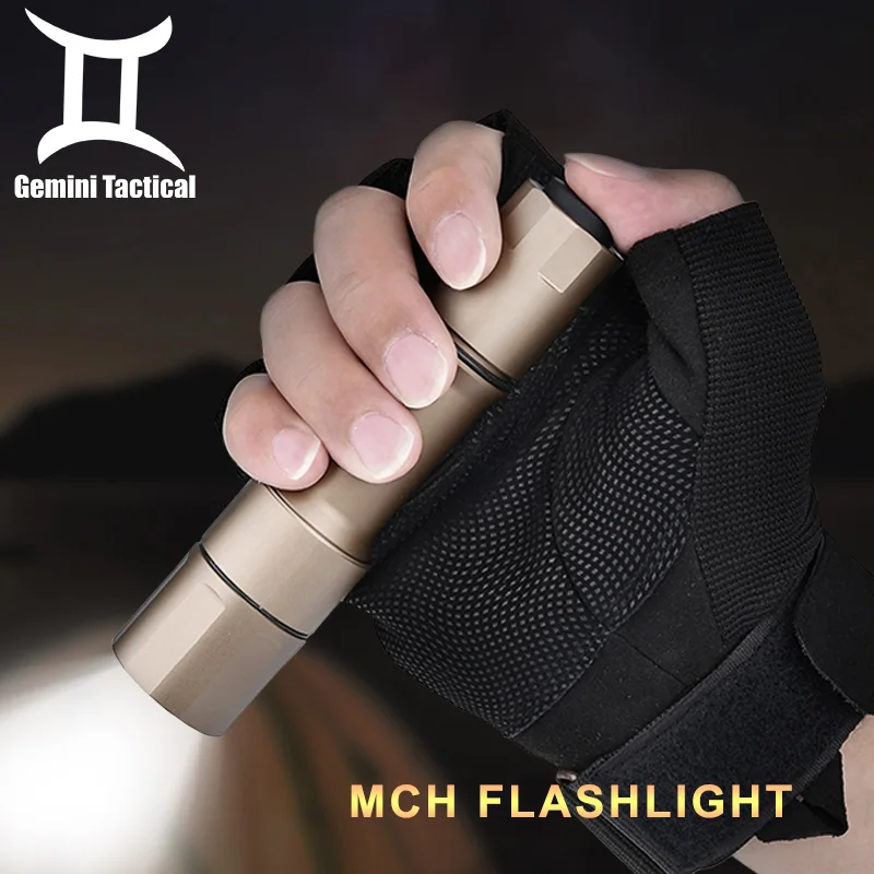 

Tactical Airsoft MCH Cloud Defensiv Weapon Scout Light Handheld Flashlight Metal 1300lumen LED For Hunting Accessories Torch