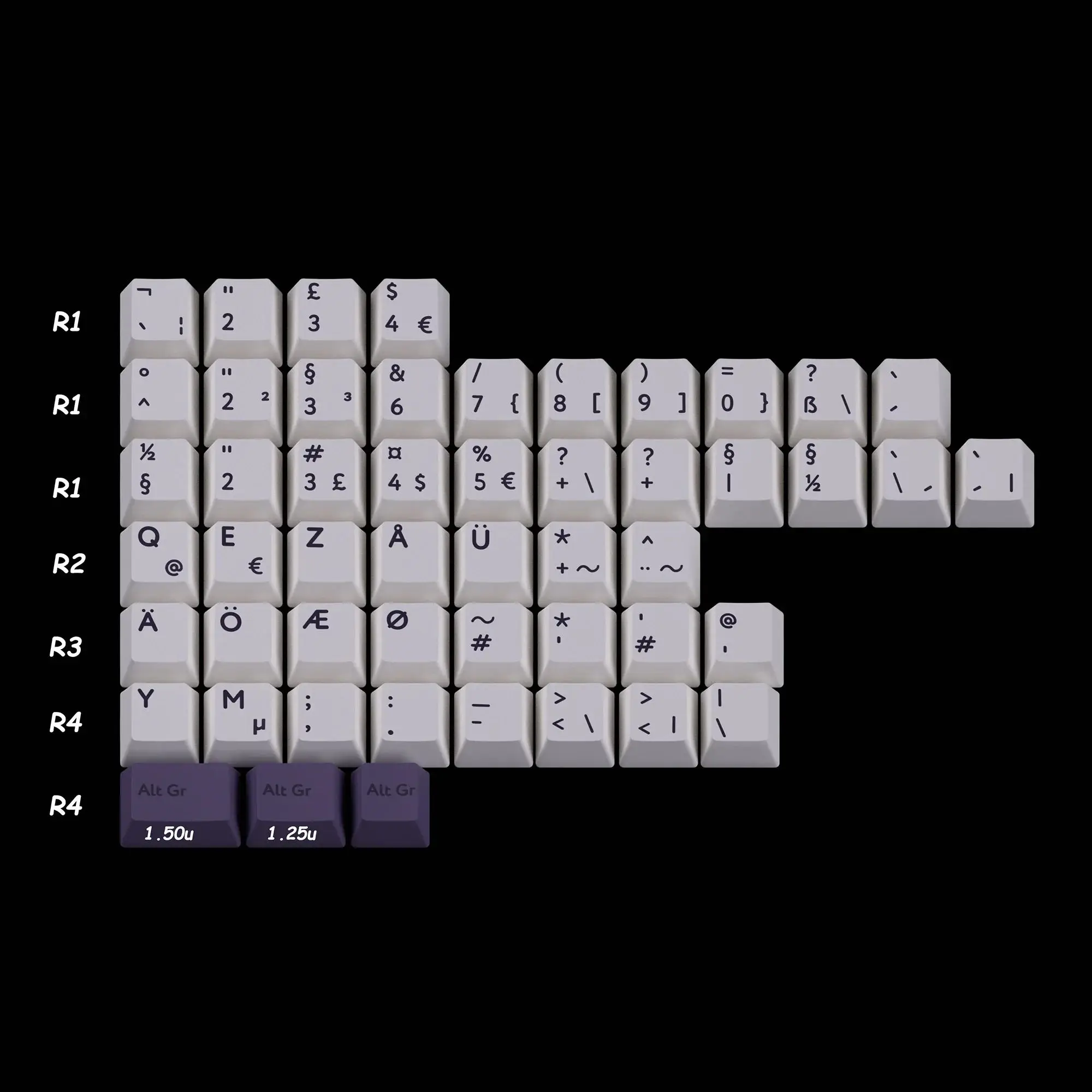 PBTfans Subarashī Base Kit Keycaps For MX-style Mechanical