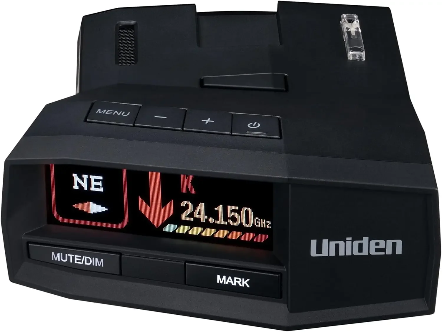 R8 Extreme Long-Range Radar/Laser Detector Dual-Antennas Front & Rear Detection Built-in GPS W/Real-Time Alerts