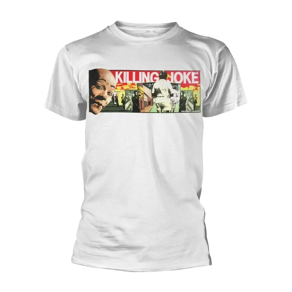 Killing Joke-What This For White T-Shirt, Front & Back Print Small
