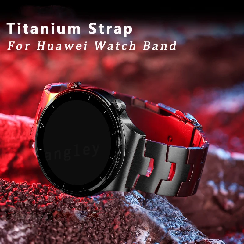 

Ремешок из титанового сплава для часов Huawei Watch GT2 46 мм/GT2 pro, умный Браслет для Samsung Galaxy Watch 3, 22 мм