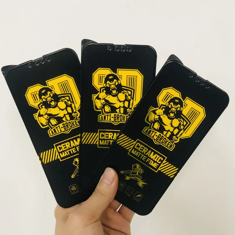 50Pcs High Quality Soft Matte Ceramic Protective Film For iPhone 14 13 12 11 Pro XR XS Max X 8 7 6 Plus Screen Protector Glass