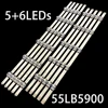 Prefect Replacement 55LB650V 55LB5900 55LB6500 LED Strip for 55LB5600 55LB6200 55lf5850 55lx580s 55ly540s Innotek DRT 1