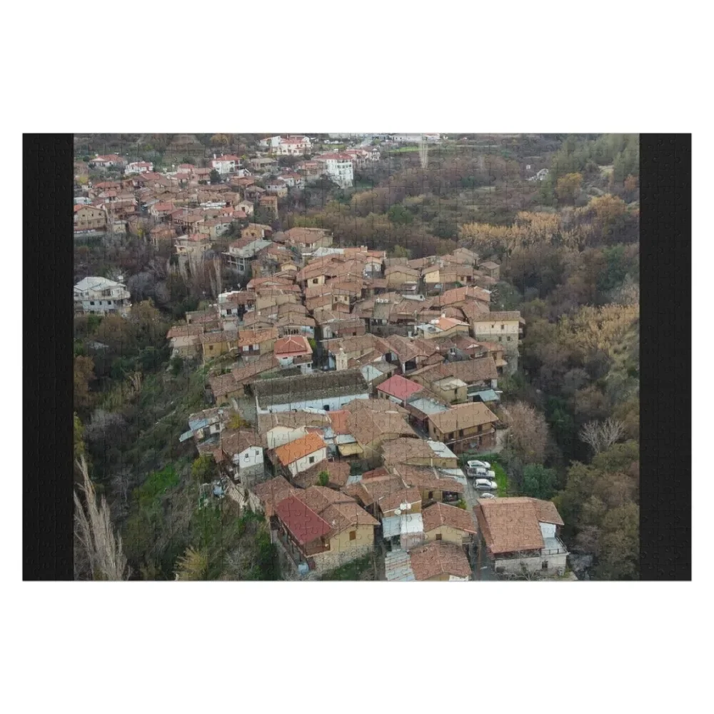 

The old Kakopetria Village - Cyprus Jigsaw Puzzle Custom With Photo For Children Personalized Gift Puzzle