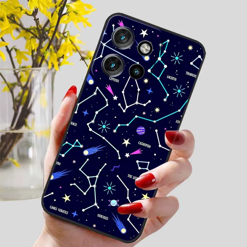 Elegant Marble Design Soft Silicone Phone Case with Protective Black TPU Bumper