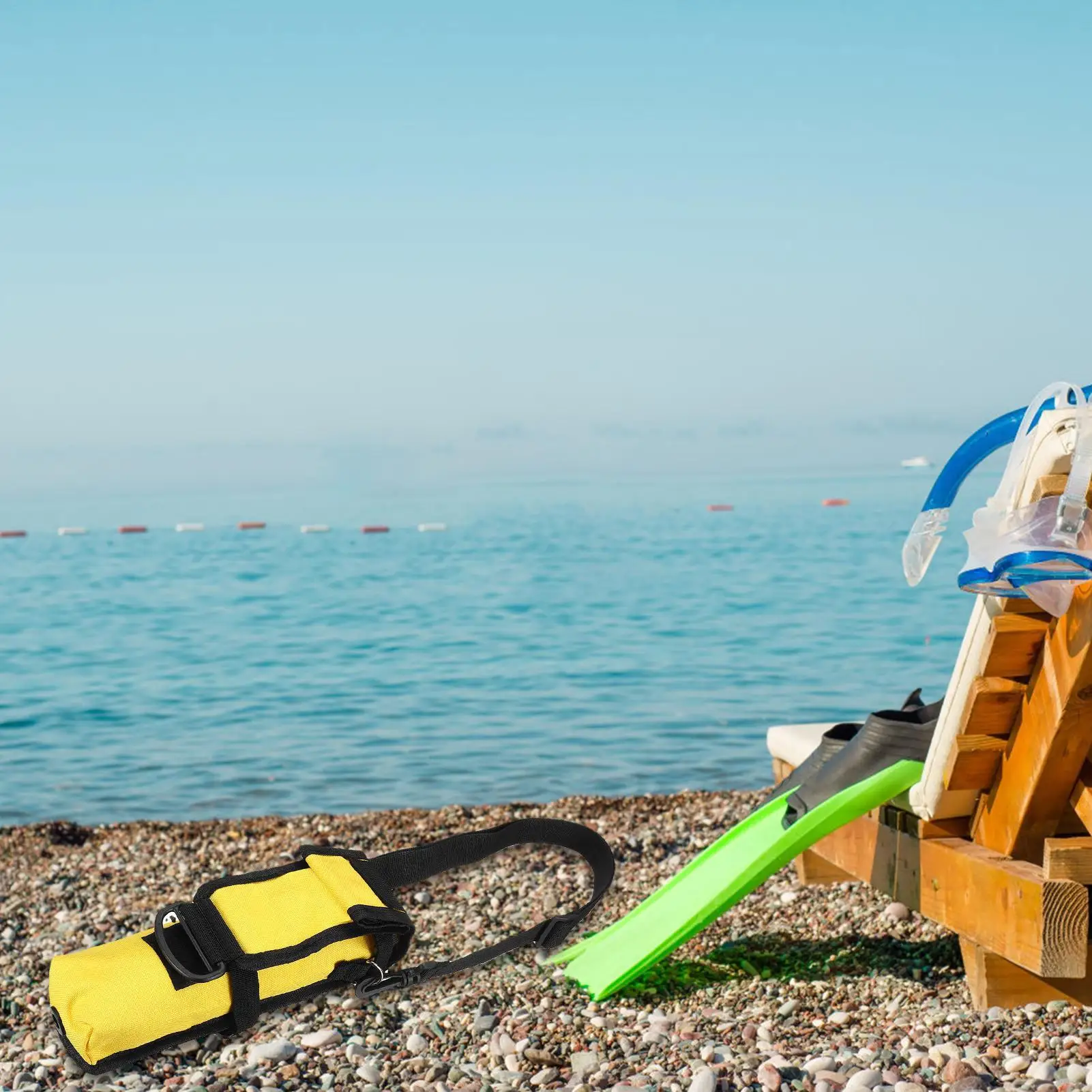 0.5L 휴대용 산소 배낭 경량 스쿠버 다이빙 실린더 탱크 캐리어 미니 호흡기 가방 홀더 (다이버용, 다이빙 장비)