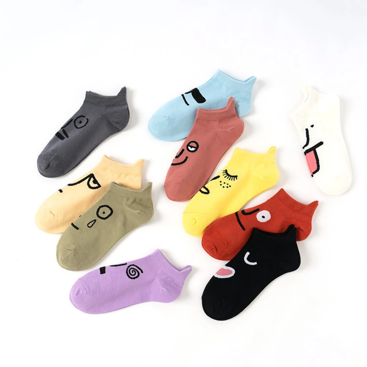 1 Paar Korea Funky Harajuku Trend Frauen Candy Farben Casual Lustige Socken Mädchen Kawai Socken Unisex Überraschung Mid Frauen Crew Socken – Detail 21