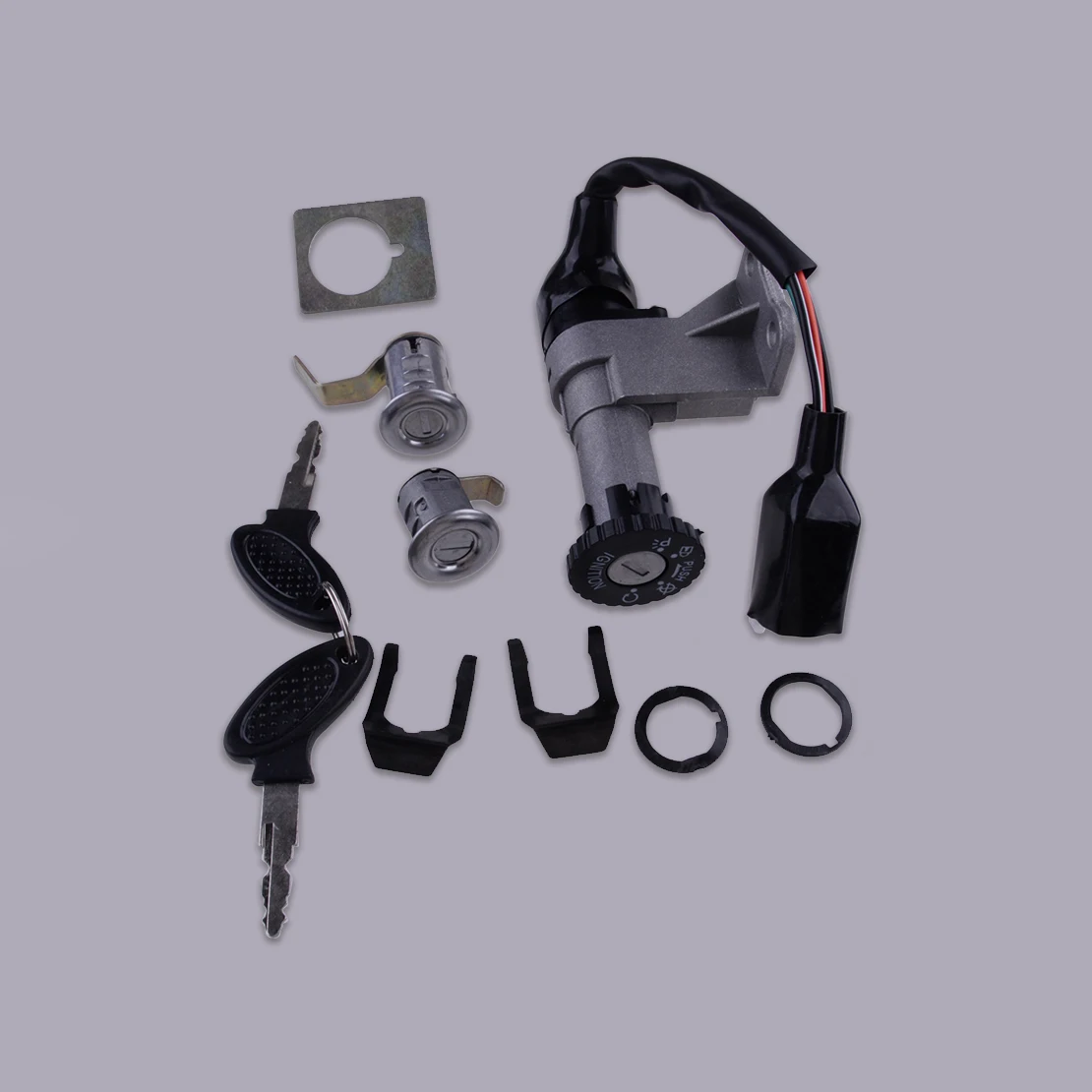 

4PIN Ignition Switch Lock Set With 2 Keys fit for Jonway TaoTao Roketa Sunl Chinese GY6 50cc-150cc Scooter Moped