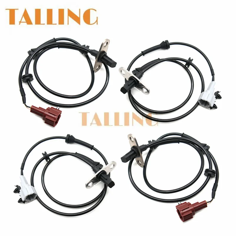 

4PCS Front Rear L/R ABS Wheel Speed Sensor For Nissan Frontier Pathfinder NP300 Navara D40 47910-EA025 47901-EA005 47900-EA005