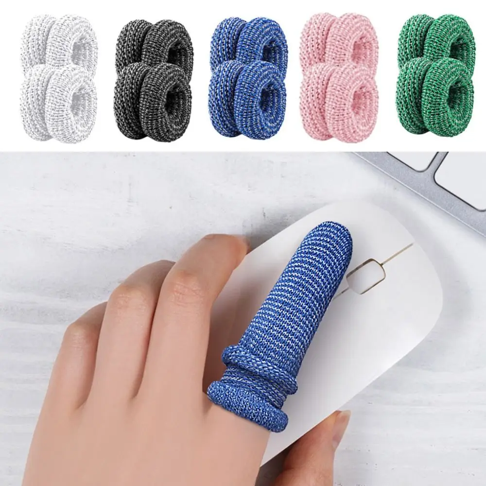 10PCS Disposable Cotton Finger Cots Protectors Multicolor Tubular Care Bandage Thickening Wear-resistant Sports Safety Work