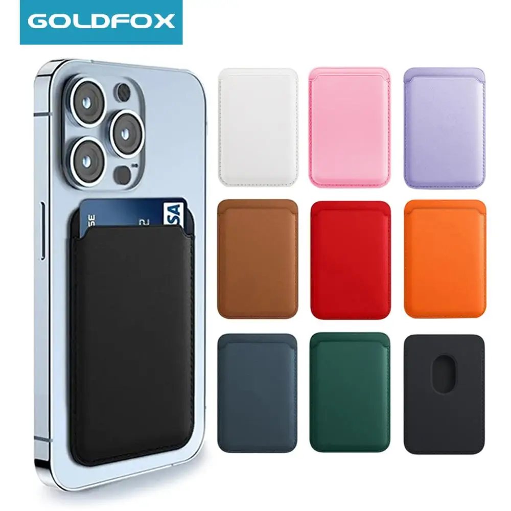 Premium Magnetic Leather Card Holder Wallet Case