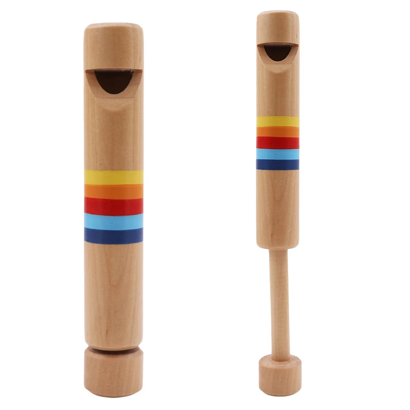 

Baby Wooden Flute Toy Kids Educational Music Toys Children Classic Musical Toy Small Drawing Whistles Sliding Piccolo Toys