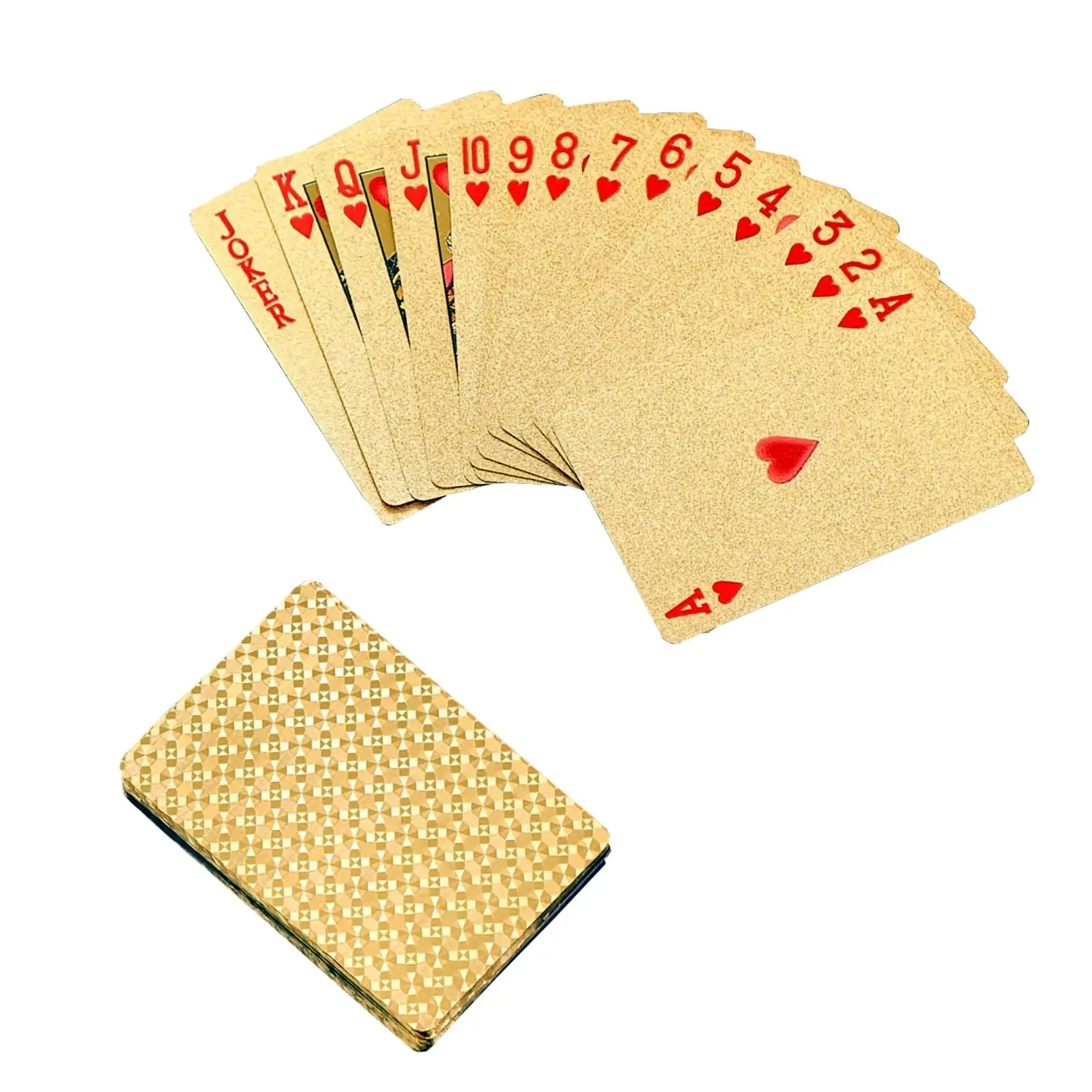 Plastic Playing Cards 1pc Waterproof PET Table Games Halloween/Thanksgiving Day/Christmas Gift