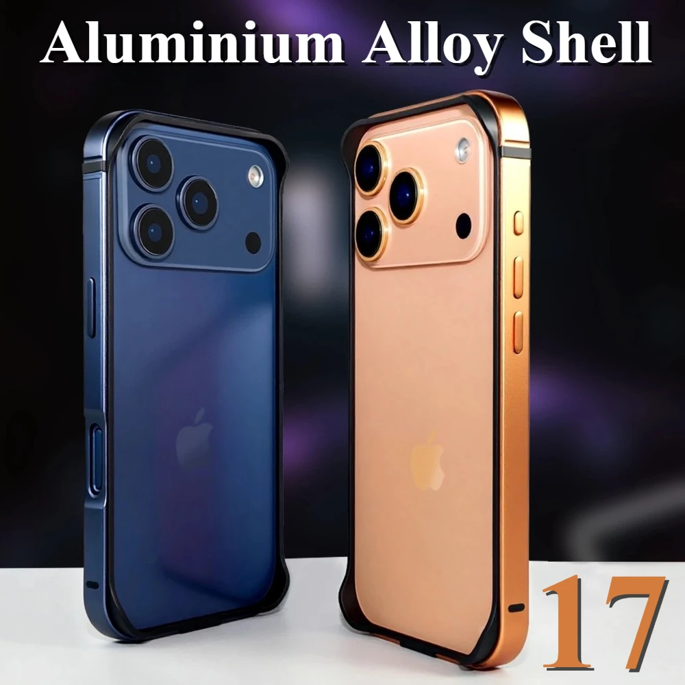 Aluminium Alloy Metal Bumper Pure Frame Case For IPhone 17 Pro Max ...