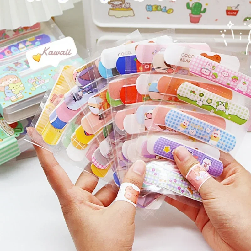 80pcs/box Cartoon Band Aid Kawaii Wound Dressing Patch for First Aid Strips for Children Kids Sticking Plaster Adhesive Bandages 4