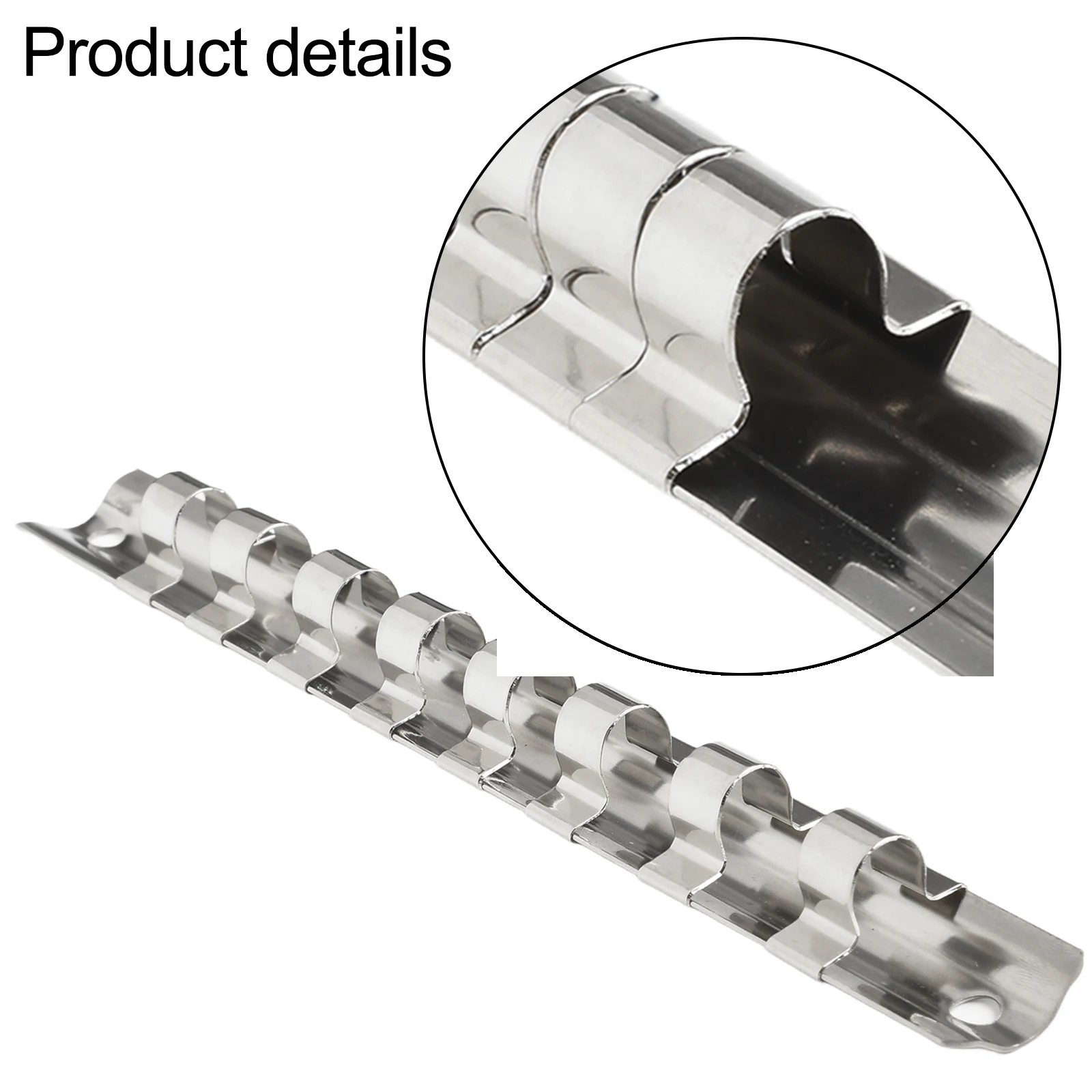 Clips On Rail Tool Organizer Inch Mounting Holes Socket Rack Holder Garages Package Contents Garages And Workshops 6