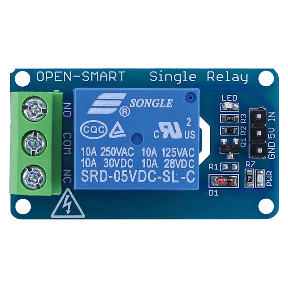 Relay board 5V 1-Channel Single Relay Module High Level Trigger ...
