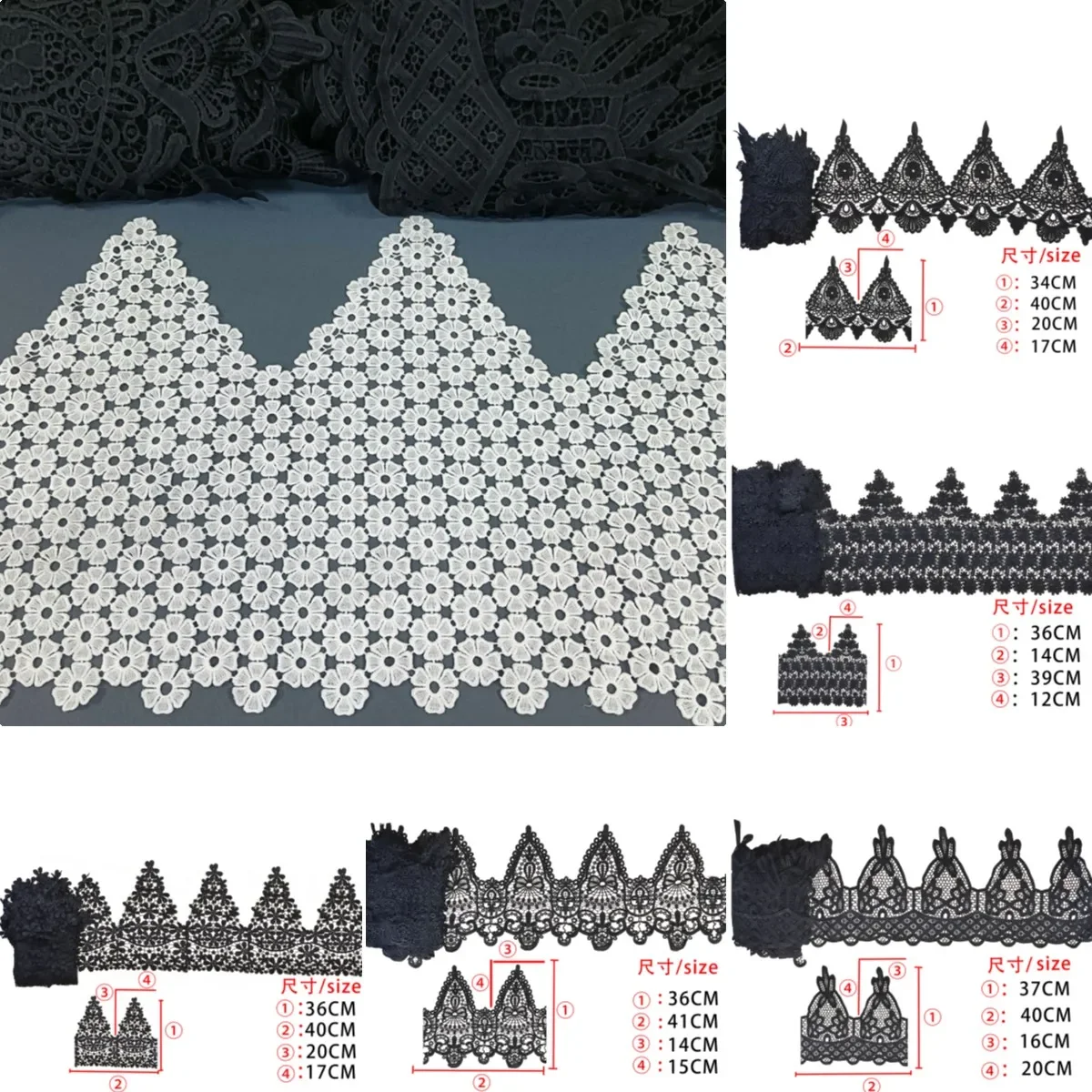 

Оптовая продажа 10 штук черно-белых штрих-кодов с измельченной молочной вышивкой «сделай сам» Швейные декоративные аксессуары для одежды