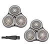 2PCS For Xiaomi Mijia S500C S500 S300 Electric Shaver Head+Brush Replace Shaver Head MJTXD01SKS Cutter Head Replacement Parts 1
