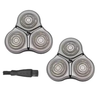 2PCS For Xiaomi Mijia S500C S500 S300 Electric Shaver Head+Brush Replace Shaver Head MJTXD01SKS Cutter Head Replacement Parts 1