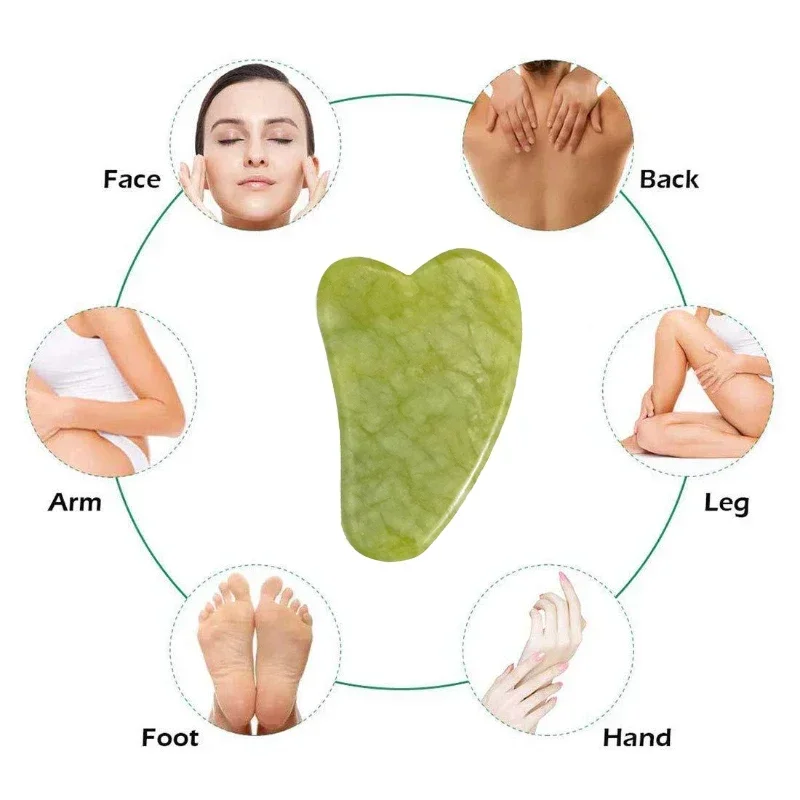 Facial Smoothness Jade Roller & Gua Sha Skin Care Tool Set
