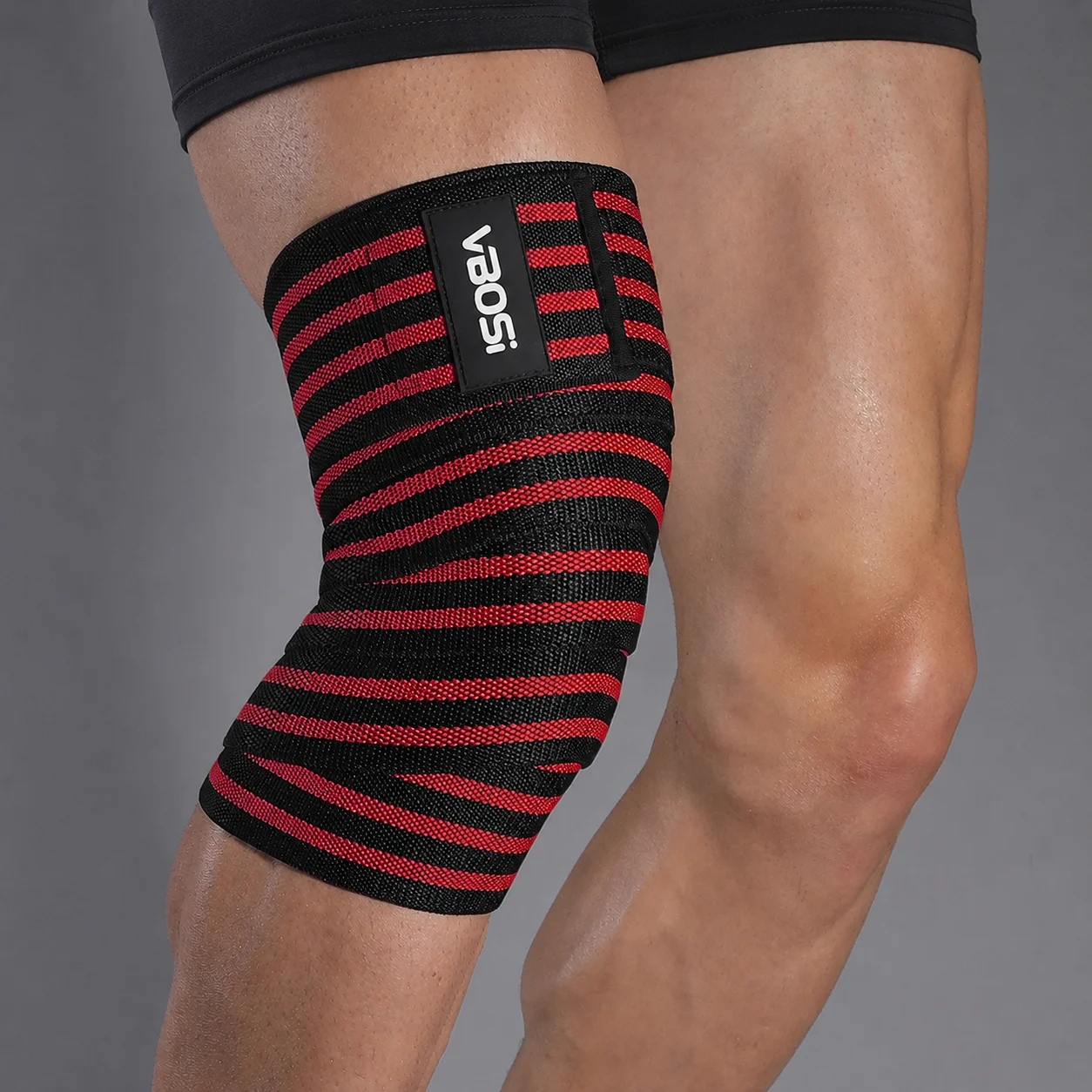 Adjustable Elastic Knee Support Wrap for Weightlifting and Kettlebell Training