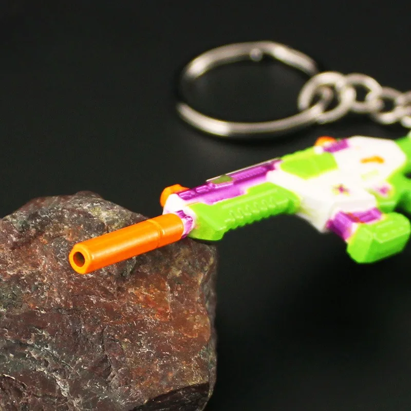 8cm Valorant Weapon Keychain BlastX Phantom Game Peripheral Variant Weapon Model Ornaments Collection Desktop Display Gift Toy