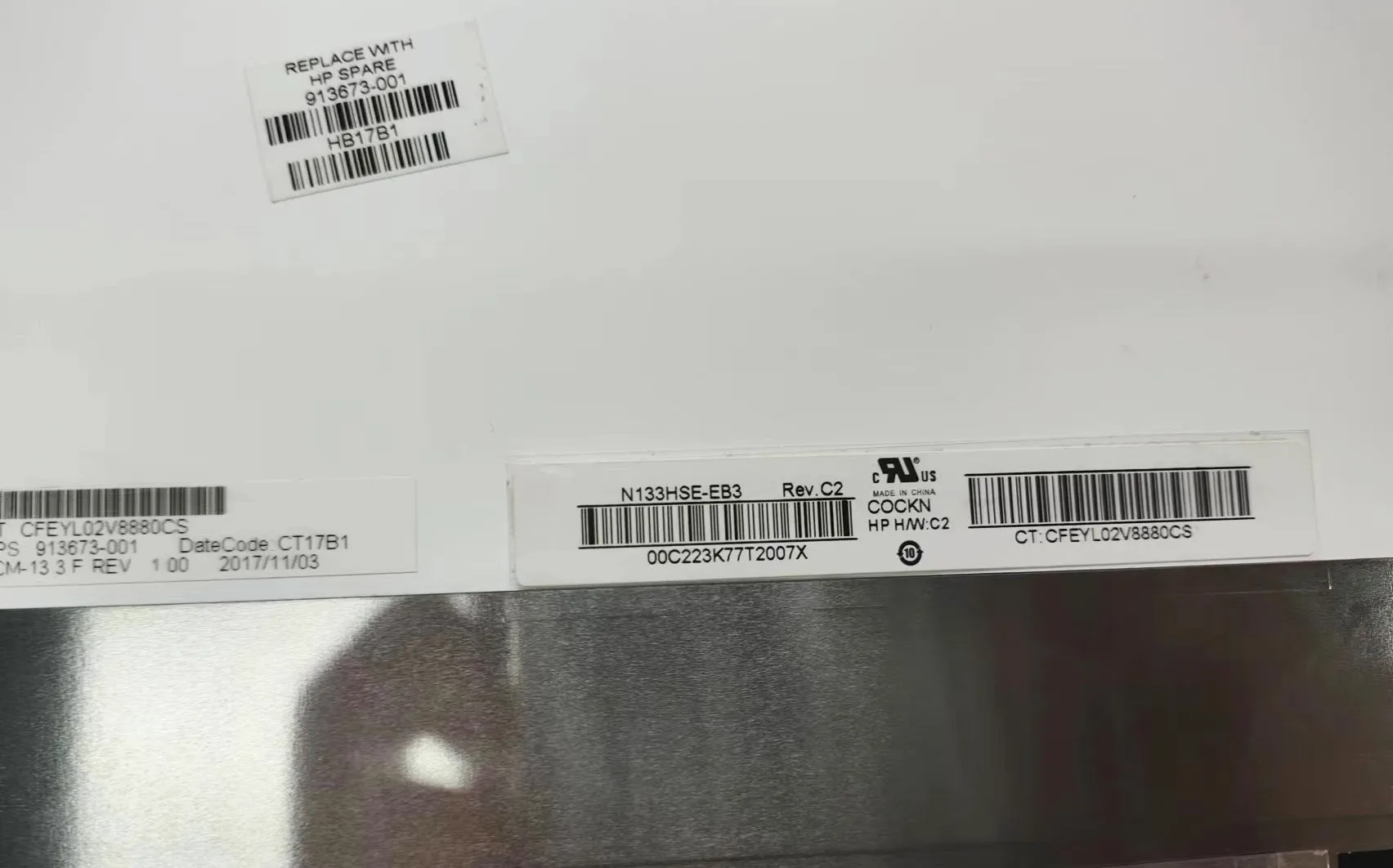 Replacement for HP Spectre X360 833713-001 LCD Touch Screen