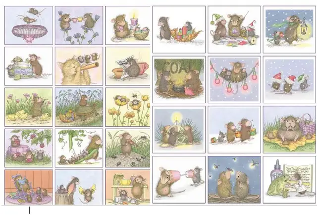 2023 Cute mouse Transparent Clear Silicone Stamp/Seal for DIY scrapbook/photo album Decorative clear stamp sheets ST0974 2