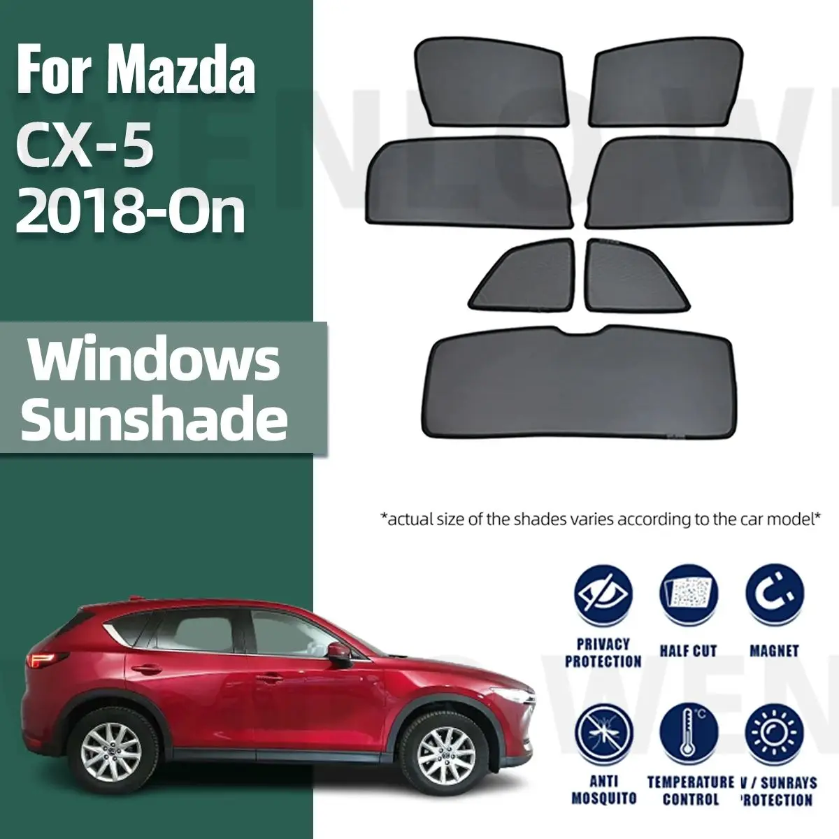 マツダ CX-5 KF 純正 ウインドシェード (サイド / リア) 車中泊 【公式 マツダ CX-5 KF 純正 ウインドシェード (サイド / リア) 車中泊 【公式