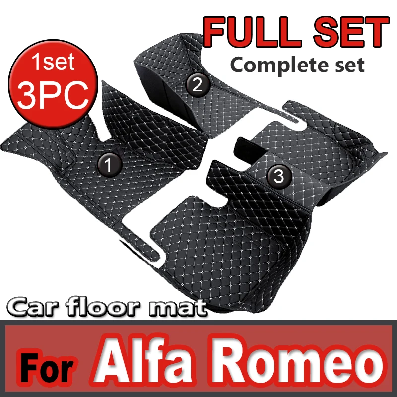 Tappetini Auto Per Alfa Romeo Giulia Mito Stelvio Gt Giulietta 4C 159 Spider 916 Gtv Brera 166 147 Spider Accessori Auto