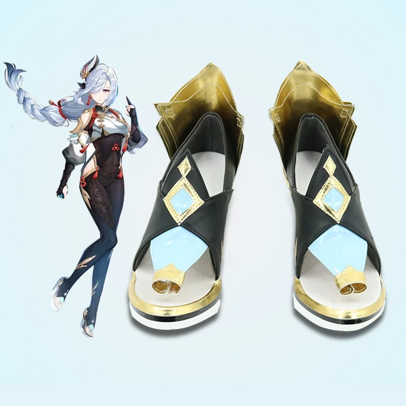

Unisex Anime Cos Shenhe Cosplay Costumes Boots Shoes