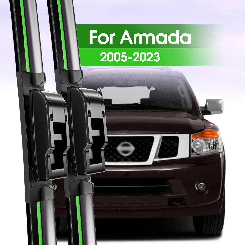 2pcsFrontWindshieldWiperBladesForNissanArmada200520232006