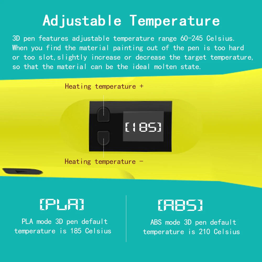 60-245 graus, faixa de temperatura, tela lcd
