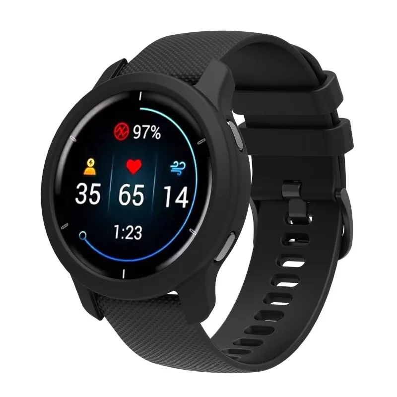Soft Silicone Strap and Protective Bumper Case