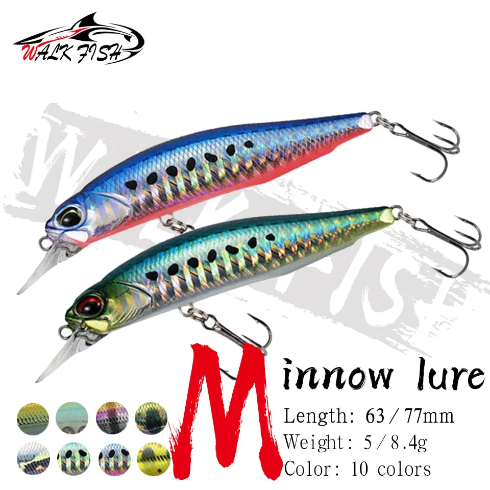 Minnow Hard Sea Lure Fishing Tackle Japanese Bait Fishing Lure